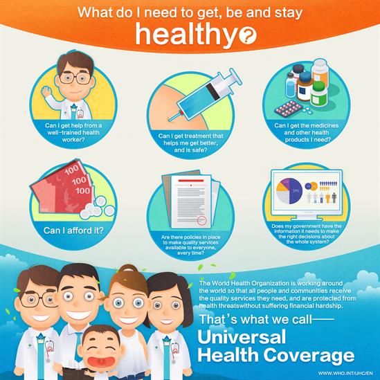 Universal health coverage - Get healthy 2