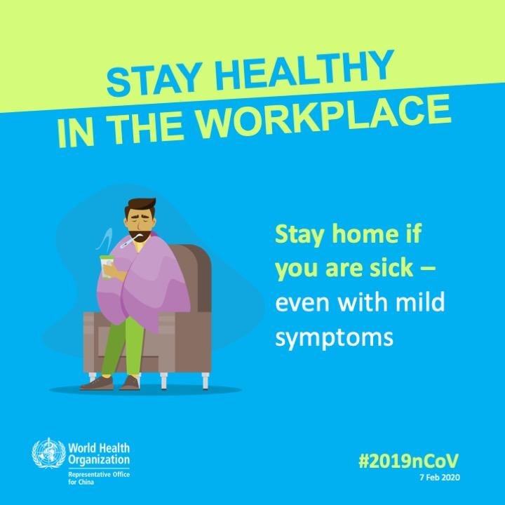 Stay healthy in the workplace 4